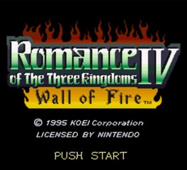 三国志4/Romance of the Three Kingdoms IV: Wall of Fire
