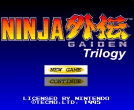 忍者龙剑传：巴/Ninja Gaiden Trilogy