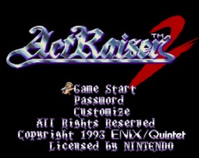 雷莎出击2/ActRaiser 2