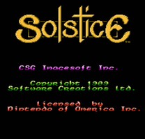 魔城奇兵/Solstice: The Quest for the Staff of Demnos