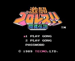 激斗职业摔跤!! 斗魂传说/激闘プロレス!! 闘魂伝説